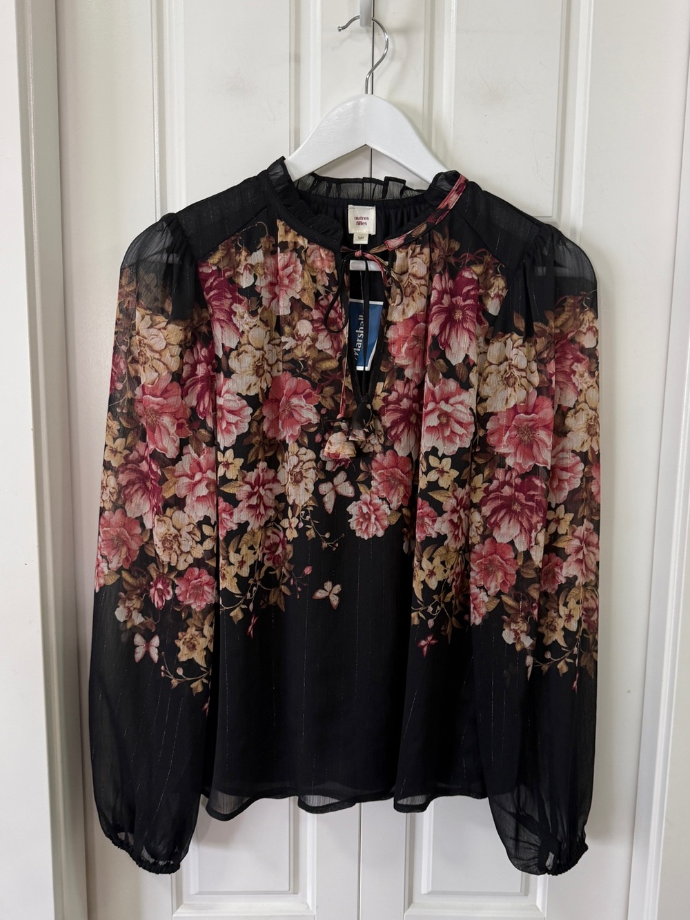 Autres Filles Floral Sheer Blouse | NWT | Small